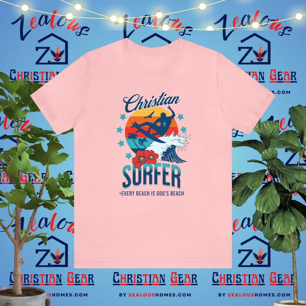 Christian Surfer | Every Beach Is God's Beach - Zealous Christian Gear - 23