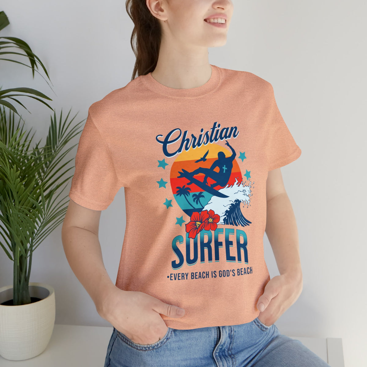 Christian Surfer | Every Beach Is God's Beach - Zealous Christian Gear - 41