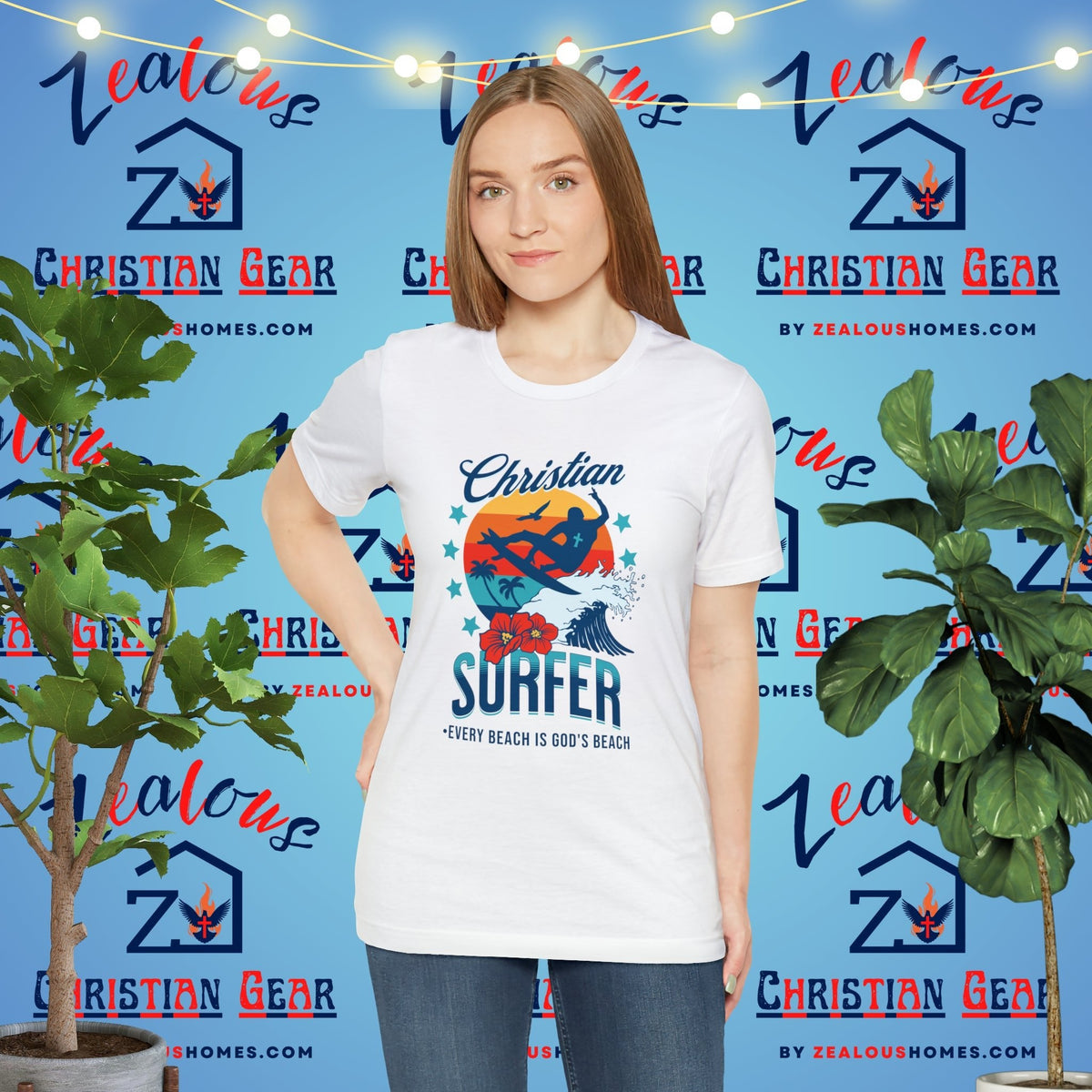 Christian Surfer | Every Beach Is God's Beach - Zealous Christian Gear - 30