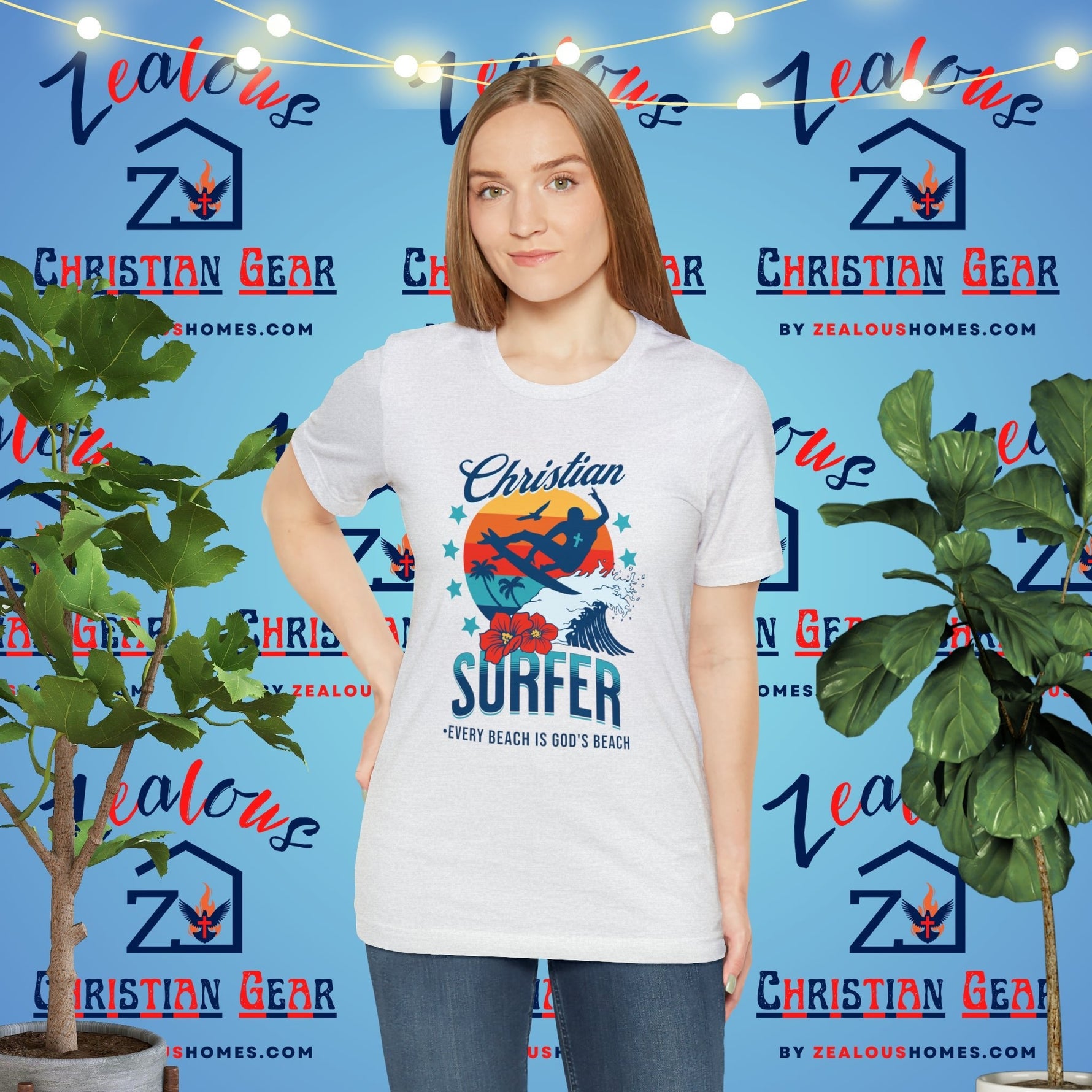 Christian Surfer | Every Beach Is God's Beach - Zealous Christian Gear - 35