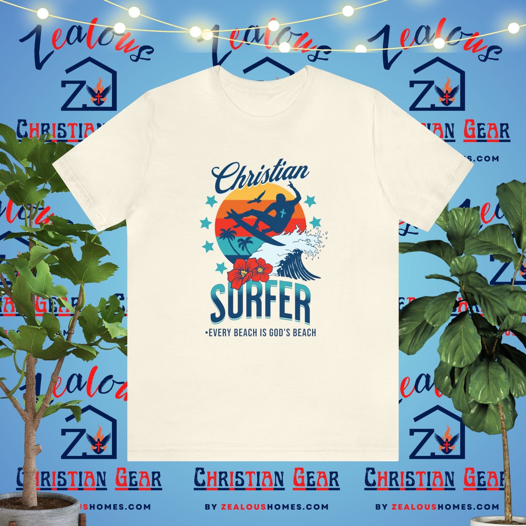 Christian Surfer | Every Beach Is God's Beach - Zealous Christian Gear - 18