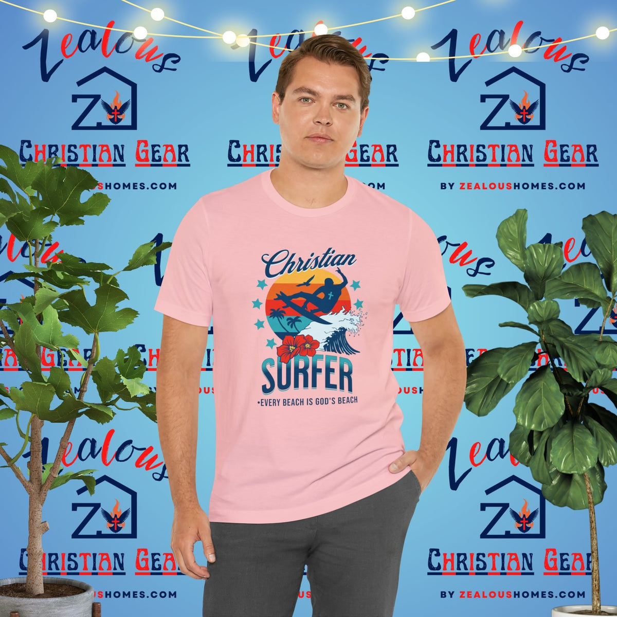 Christian Surfer | Every Beach Is God's Beach - Zealous Christian Gear - 4