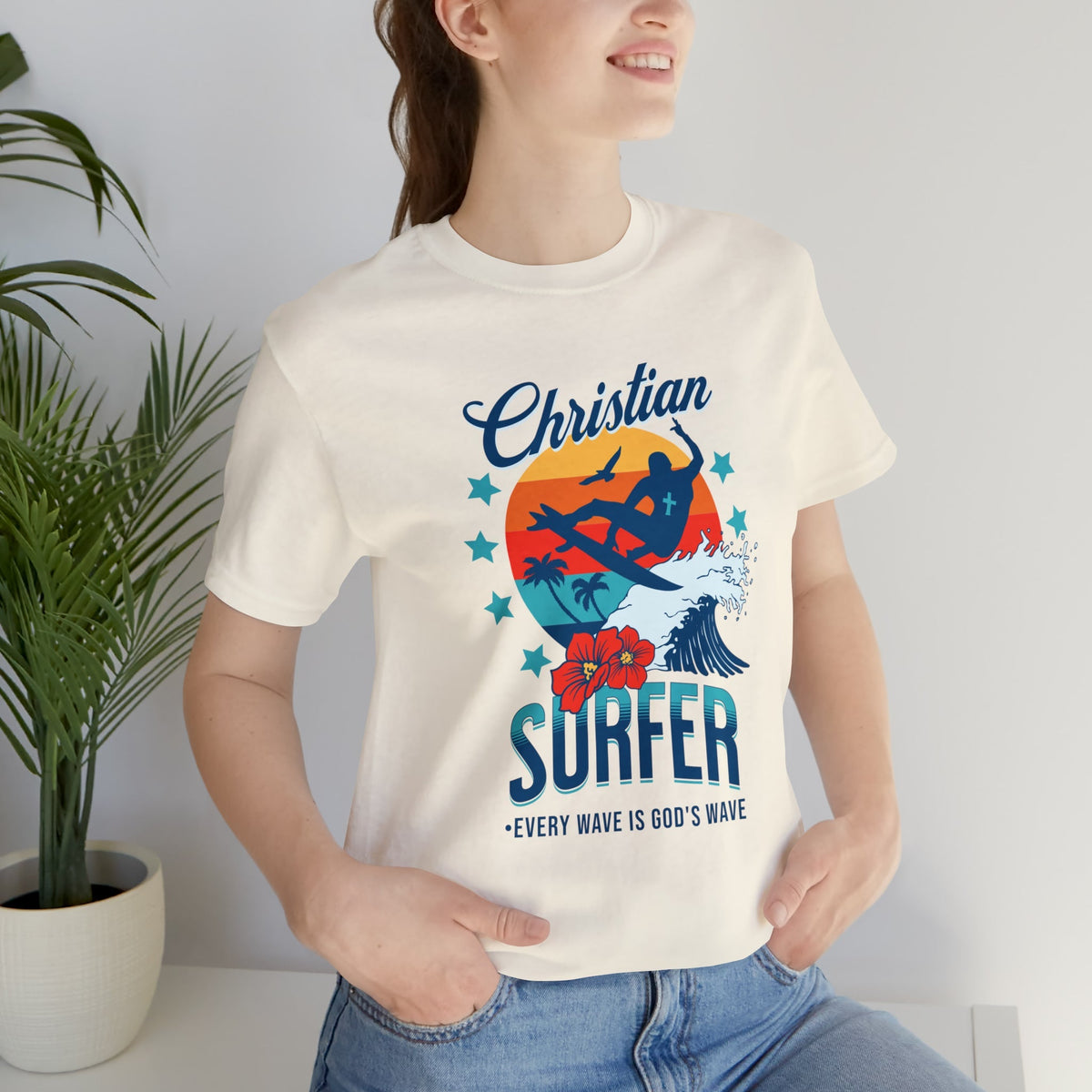 Christian Surfer | Every Wave Is God's Wave - Zealous Christian Gear - 11