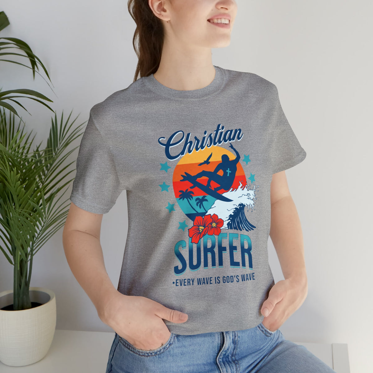 Christian Surfer | Every Wave Is God's Wave - Zealous Christian Gear - 16