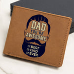 DAD YOU'RE AWESOME | BEST DAD EVER | Graphic Leather Wallet - Zealous Christian Gear - 5