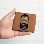 DAD YOU'RE AWESOME | BEST DAD EVER | Graphic Leather Wallet - Zealous Christian Gear - 11