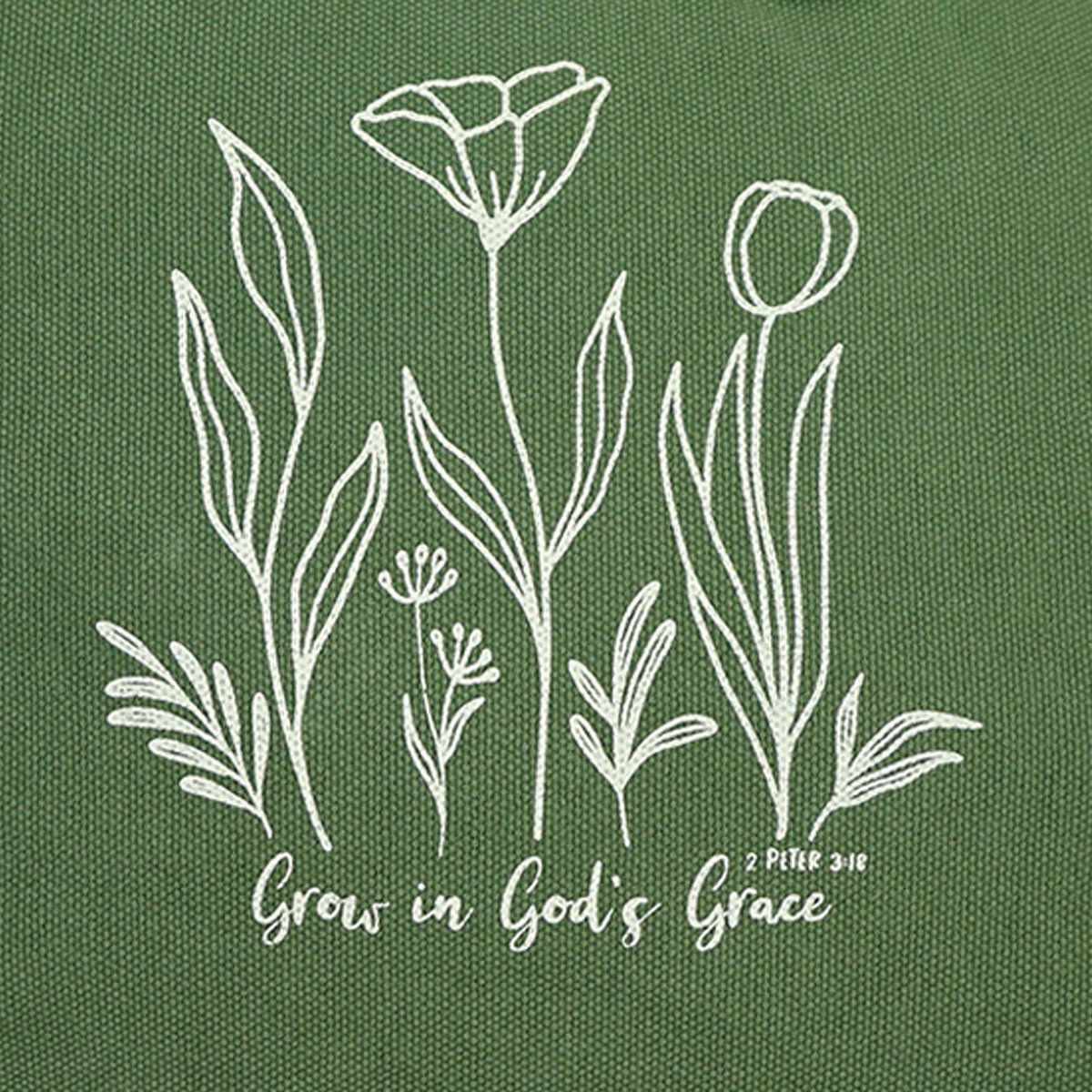 grace & truth® Tote Bag | Grow In God’s Grace - Zealous Christian Gear - 2