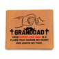 GRANDAD: Your Christ-Like Zeal Is A Flame | Graphic Leather Wallet - Zealous Christian Gear - 1