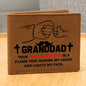 GRANDAD: Your Christ-Like Zeal Is A Flame | Graphic Leather Wallet - Zealous Christian Gear - 3