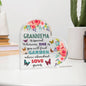 GrannieMa - Garden Where Abundant Love Grows | Heart-Shaped Acrylic Plaque | Gifts for Grandmother - Zealous Christian Gear - 6