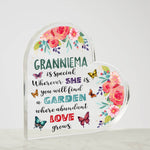 GrannieMa - Garden Where Abundant Love Grows | Heart-Shaped Acrylic Plaque | Gifts for Grandmother - Zealous Christian Gear - 5