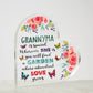 GrannyMa - Garden Where Abundant Love Grows | Heart-Shaped Acrylic Plaque | Gifts for Grandmother - Zealous Christian Gear - 5