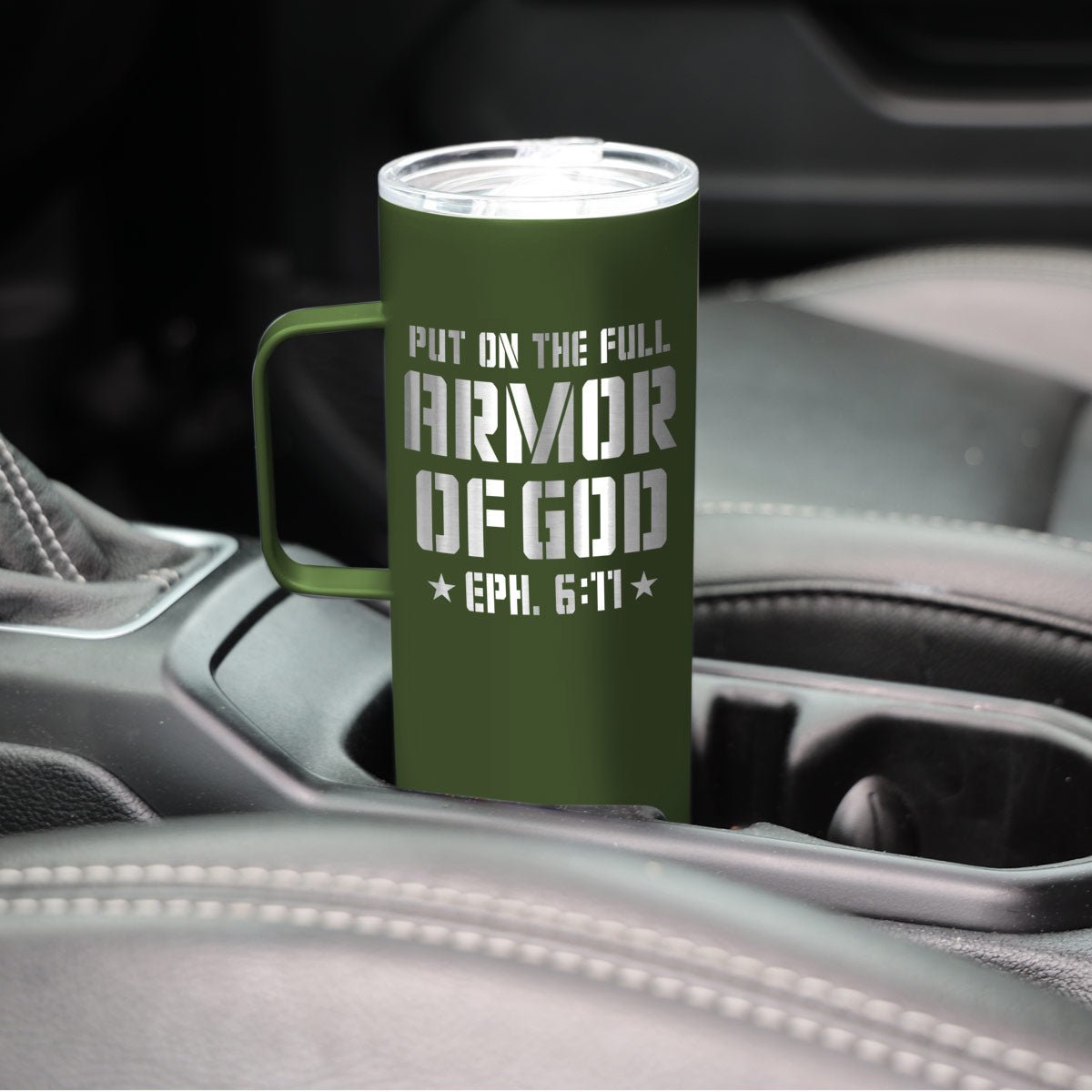 Kerusso® 22 oz Stainless Steel Mug | Armor Of God - Zealous Christian Gear - 2