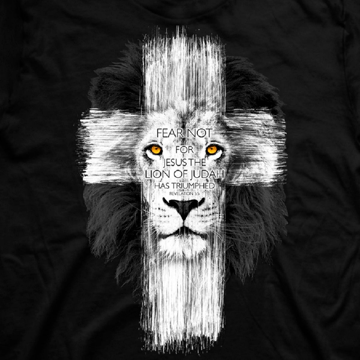 Lion Cross™ | Kerusso® Adult T-Shirt - Zealous Christian Gear - 3