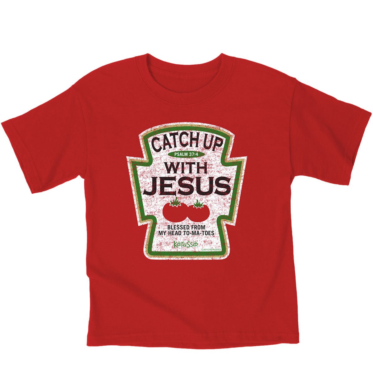 Kerusso® Kids T-Shirt | Catch Up With Jesus™ - Zealous Christian Gear - 3