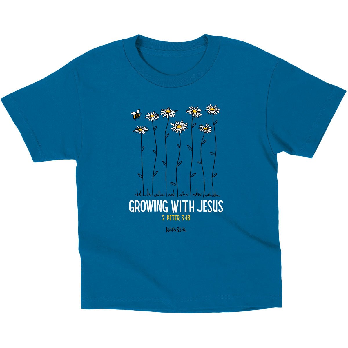 Kerusso® Kids T-Shirt | Growing With Jesus™ - Zealous Christian Gear - 3