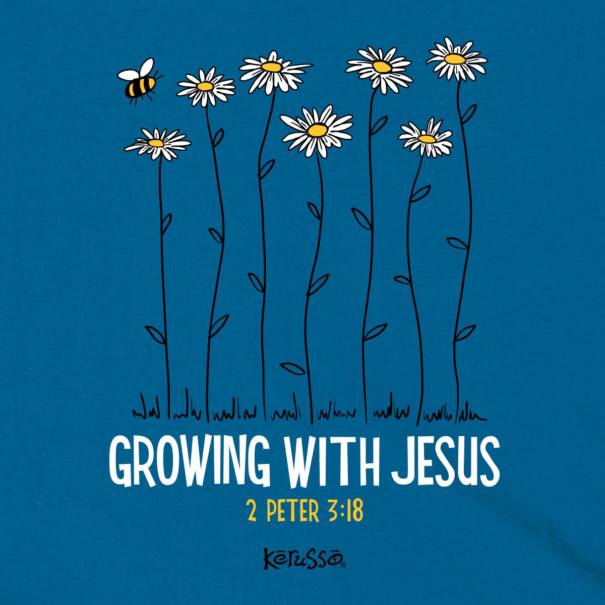 Kerusso® Kids T-Shirt | Growing With Jesus™ - Zealous Christian Gear - 2