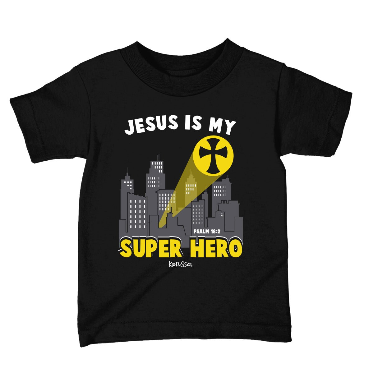 Kerusso® Kids T-Shirt | Jesus Super Hero™ - Zealous Christian Gear - 4