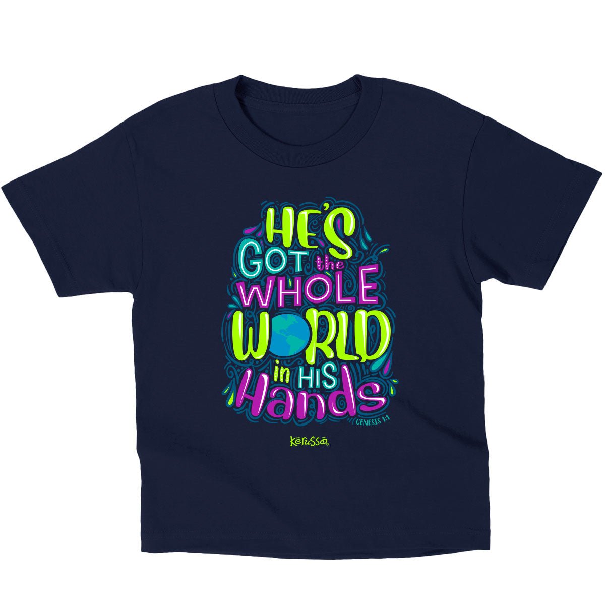 Kerusso® Kids T-Shirt | Whole World™ - Zealous Christian Gear - 3