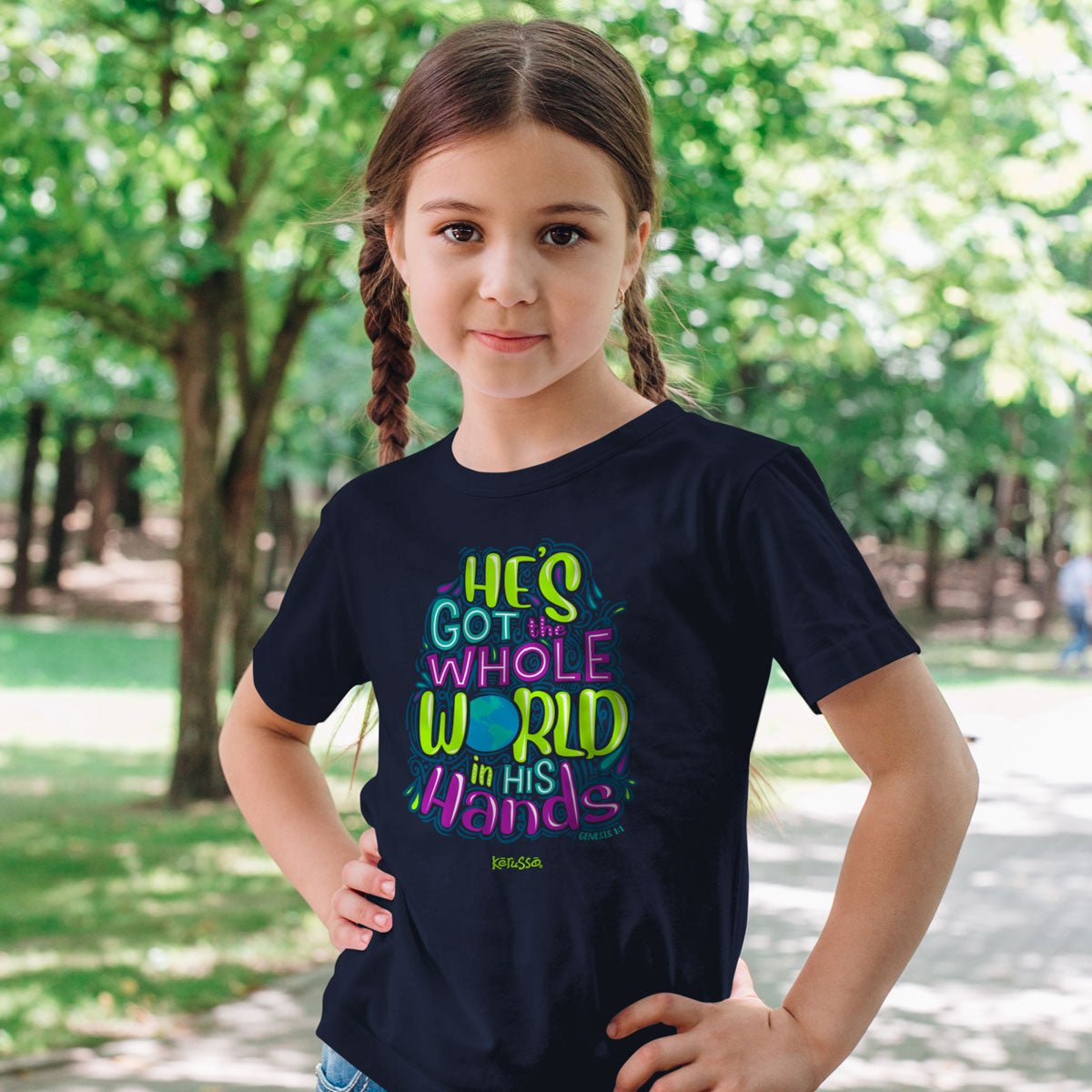 Kerusso® Kids T-Shirt | Whole World™ - Zealous Christian Gear - 2