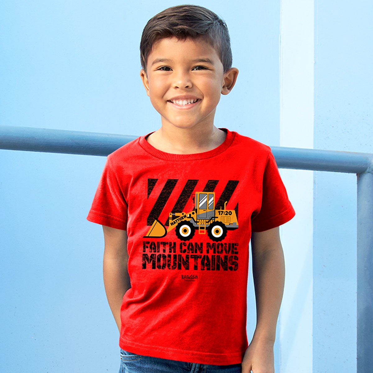 Kerusso® Kidz T-Shirt | Front Loader™ - Zealous Christian Gear - 1