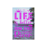 Life Is Better On the River | 12" x 18" Garden Flag - Zealous Christian Gear - 4