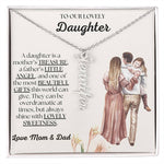 Personalizable To Our Lovely Daughter Necklace | Always Shine with Lovely Sweetness | From Mom and Dad | Gifts for Daughter - Zealous Christian Gear - 1