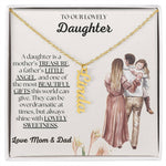 Personalizable To Our Lovely Daughter Necklace | Always Shine with Lovely Sweetness | From Mom and Dad | Gifts for Daughter - Zealous Christian Gear - 4